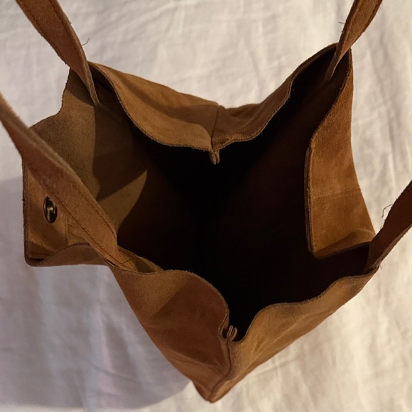 Brown Leather Tote Bag - Picture 3 of 4